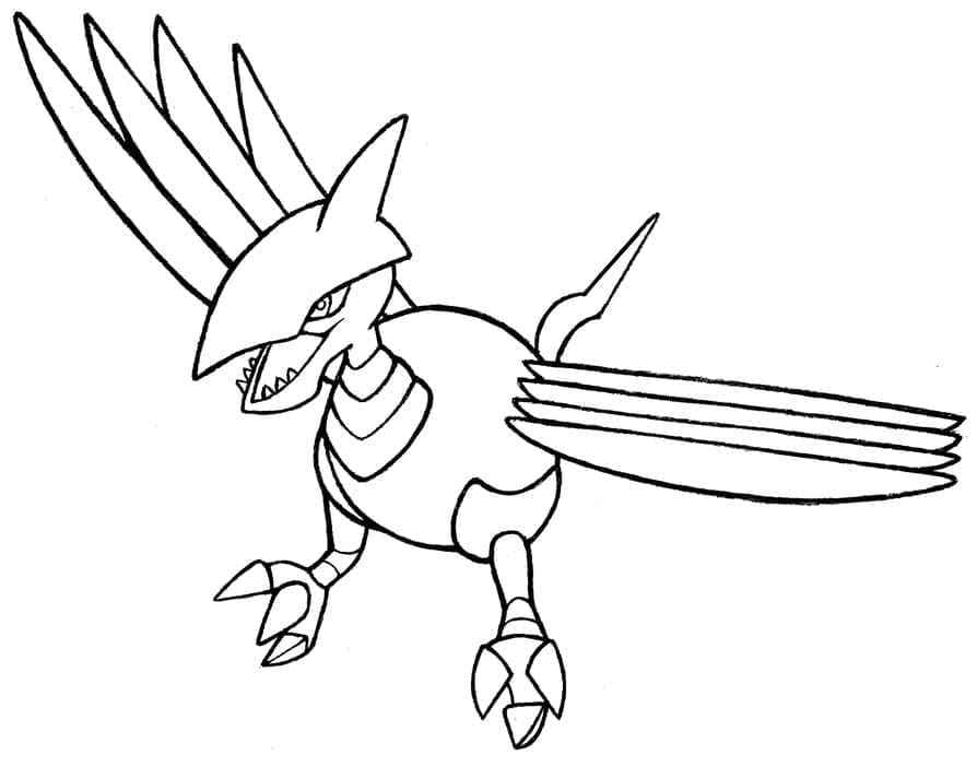 Tô màu Pokemon Skarmory