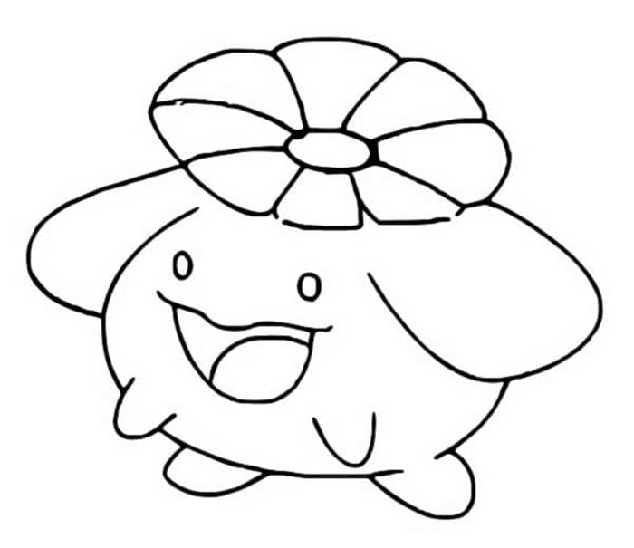 Tô màu Pokemon Skiploom