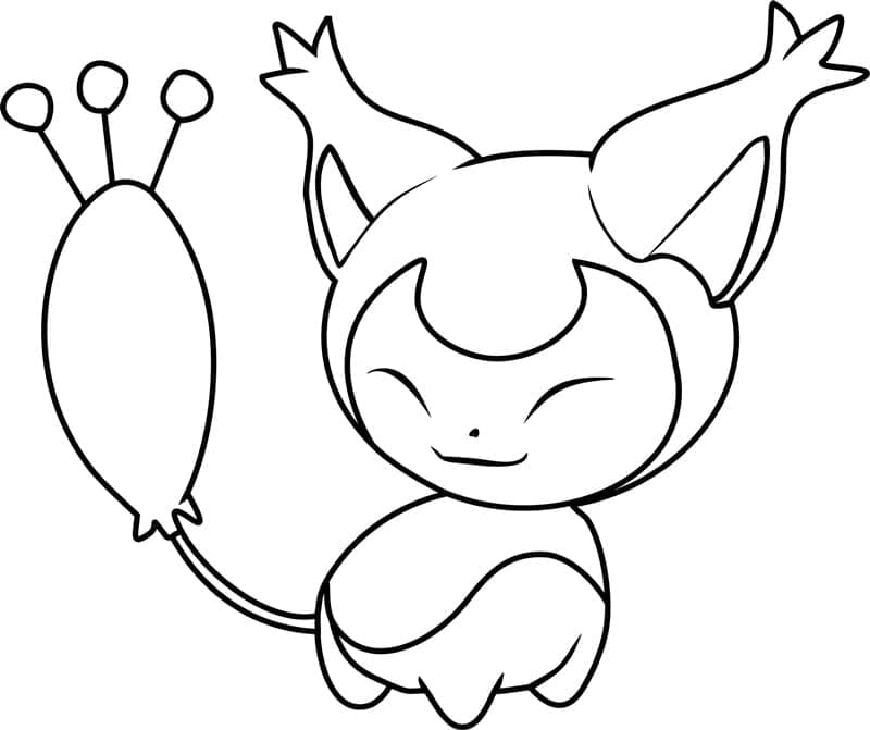 Tô màu Pokemon Skitty