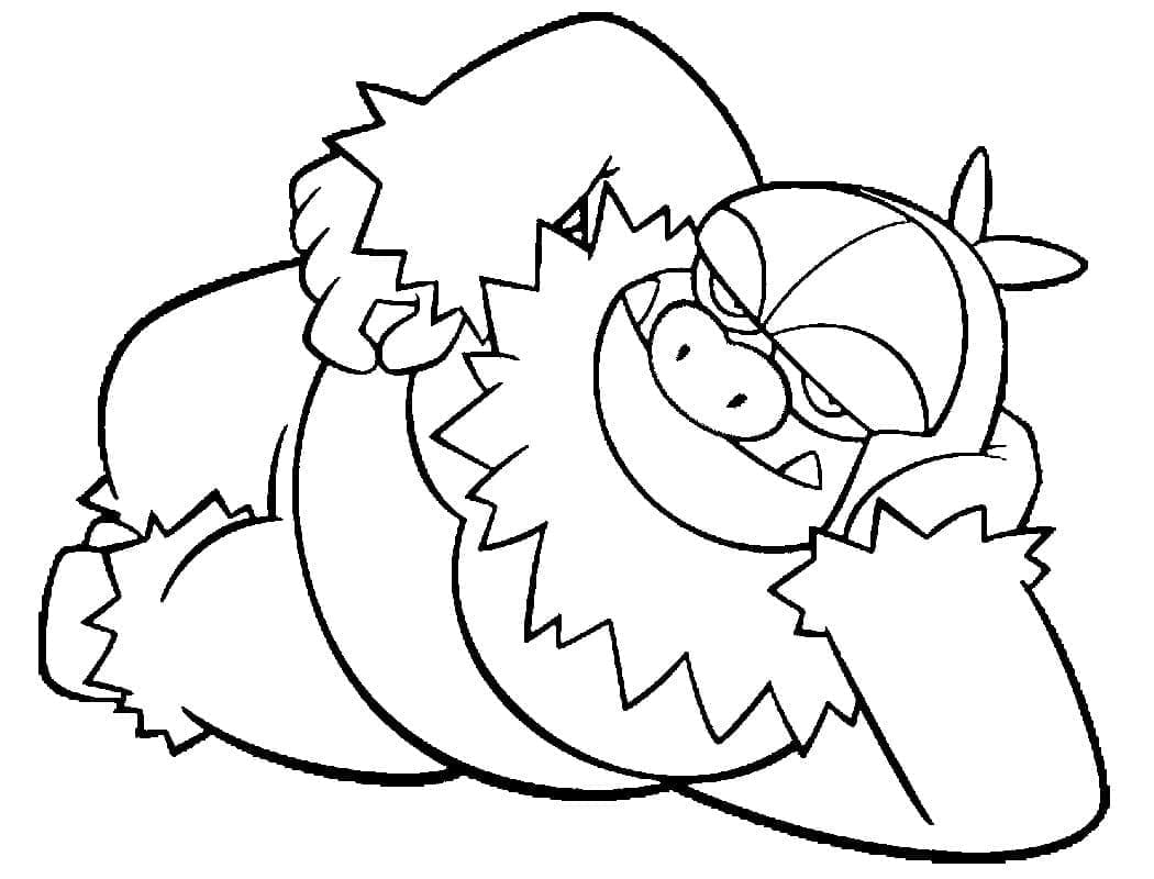Tô màu Pokemon Slaking