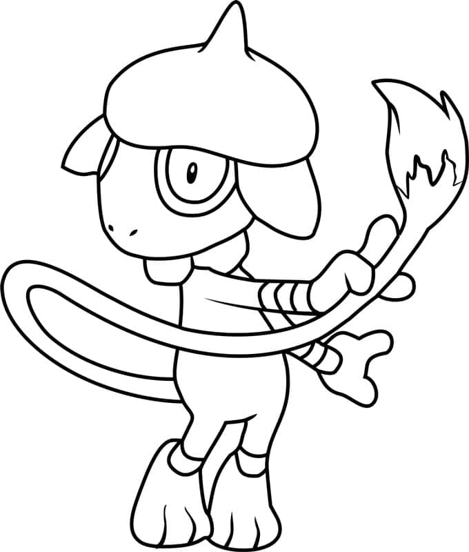 Tô màu Pokemon Smeargle