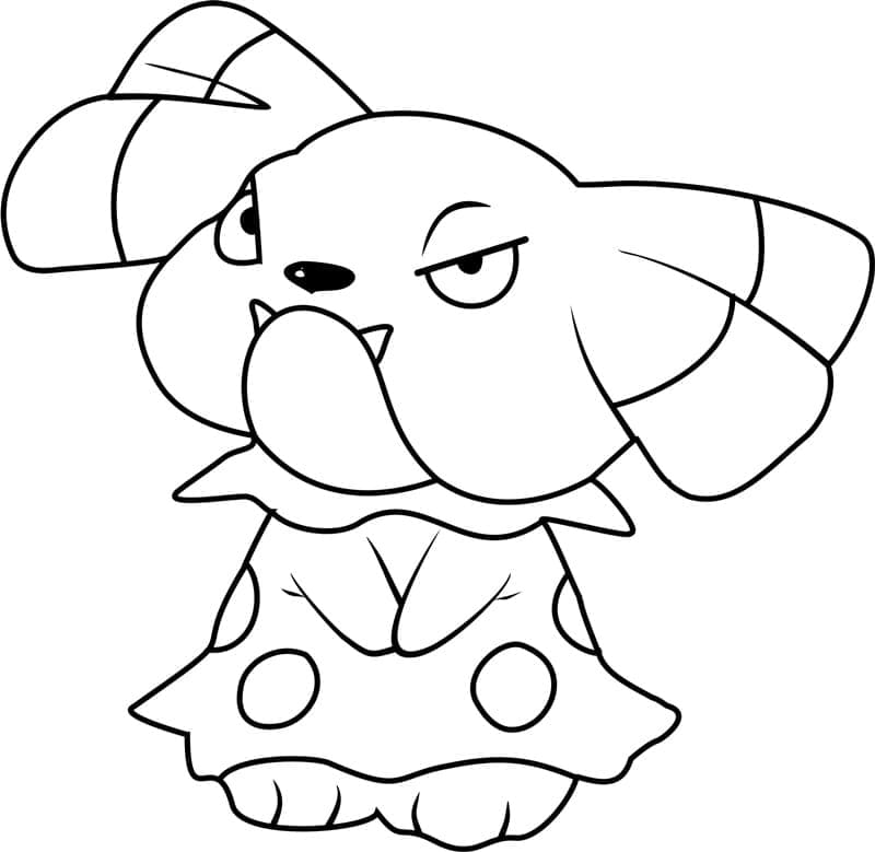 Tô màu Pokemon Snubbull