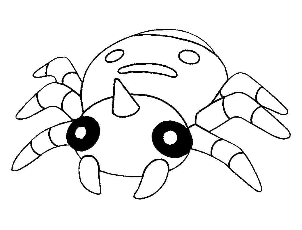 Tô màu Pokemon Spinarak