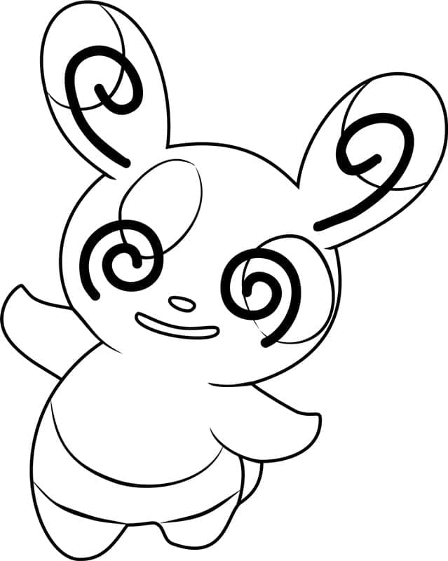 Tô màu Pokemon Spinda