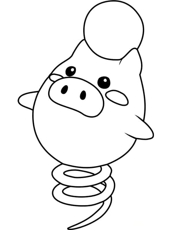 Tô màu Pokemon Spoink