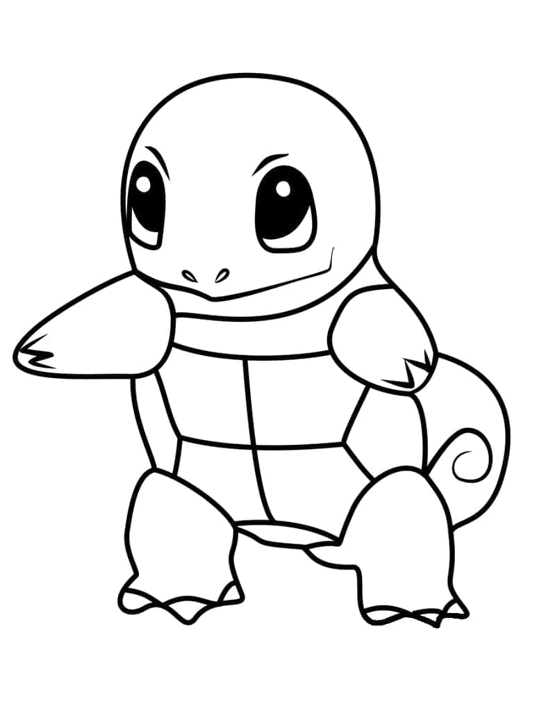 Tô màu Pokemon Squirtle