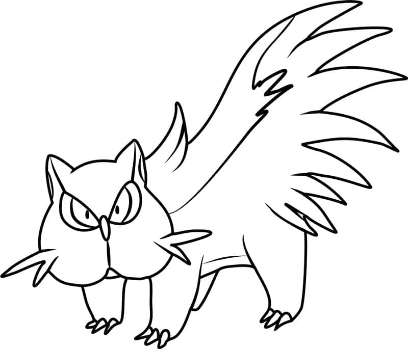 Tô màu Pokemon Stunky