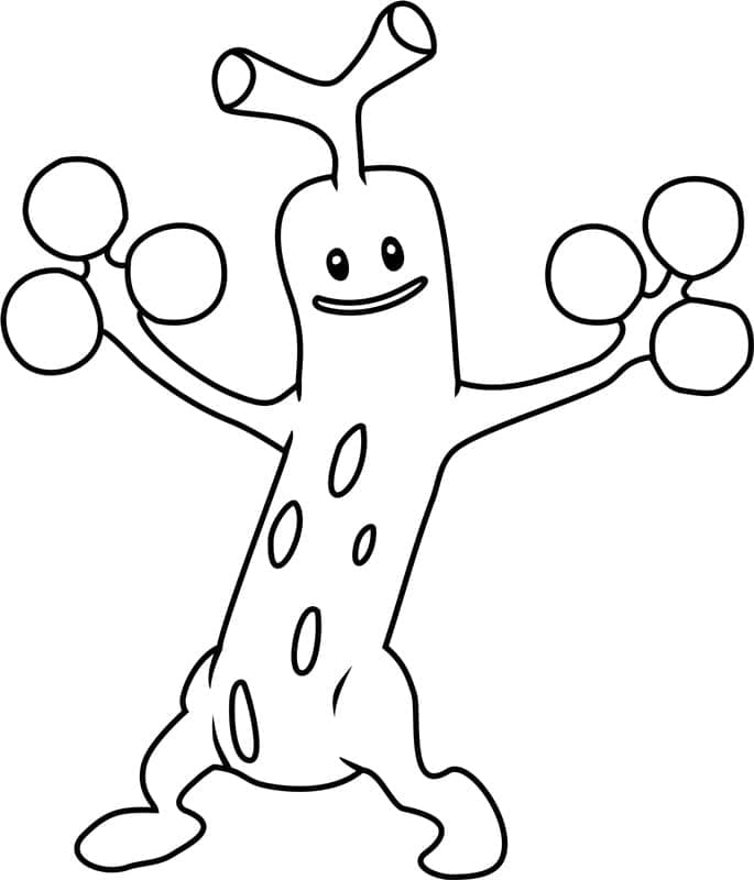 Tô màu Pokemon Sudowoodo