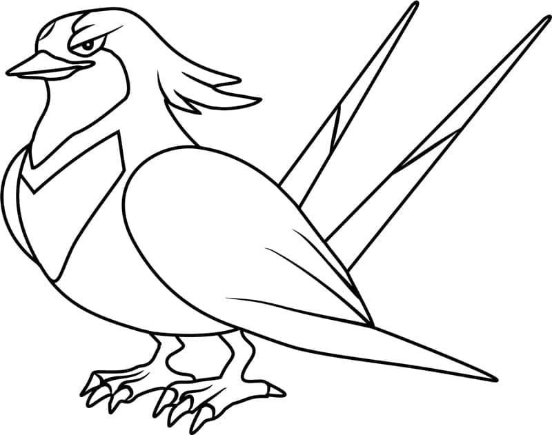 Tô màu Pokemon Swellow