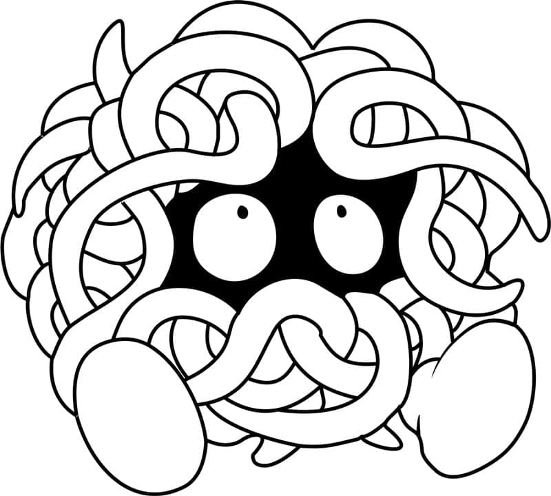 Tô màu Pokemon Tangela