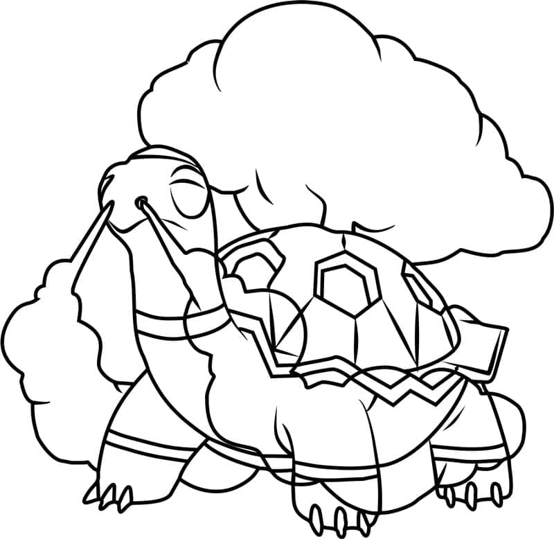 Tô màu Pokemon Torkoal