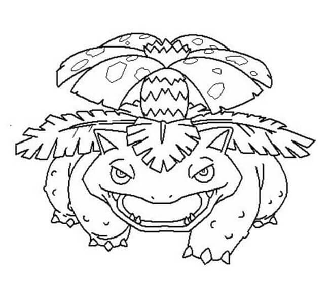 Tô màu Pokemon Venusaur