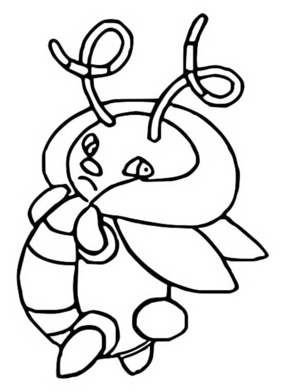 Tô màu Pokemon Volbeat