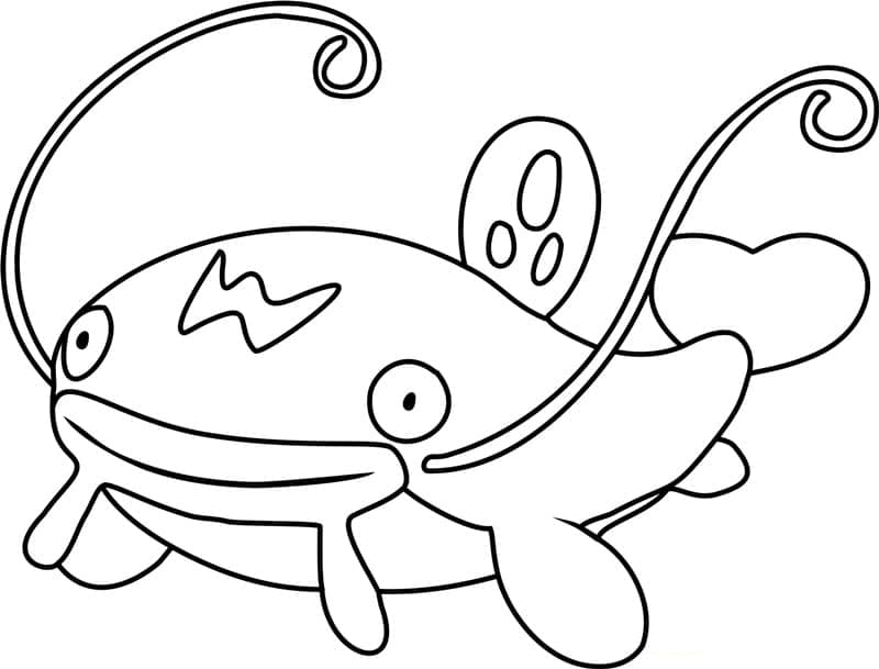 Tô màu Pokemon Whiscash