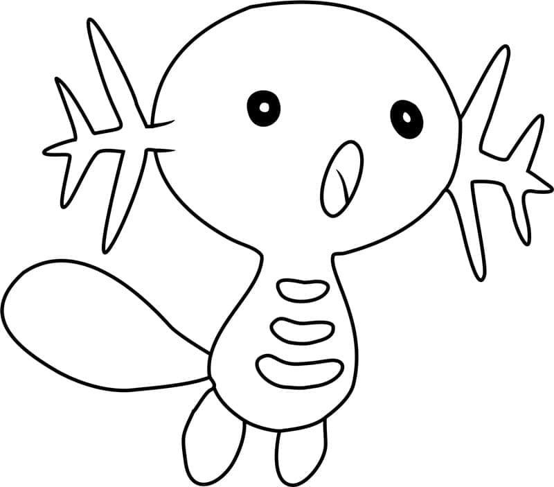 Tô màu Pokemon Wooper