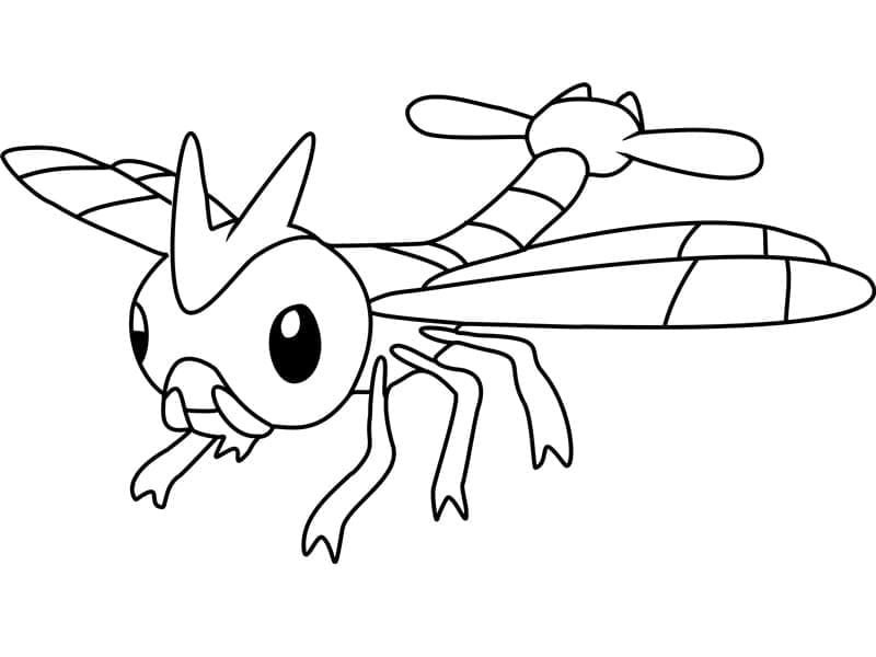 Tô màu Pokemon Yanma