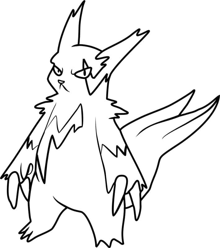 Tô màu Pokemon Zangoose