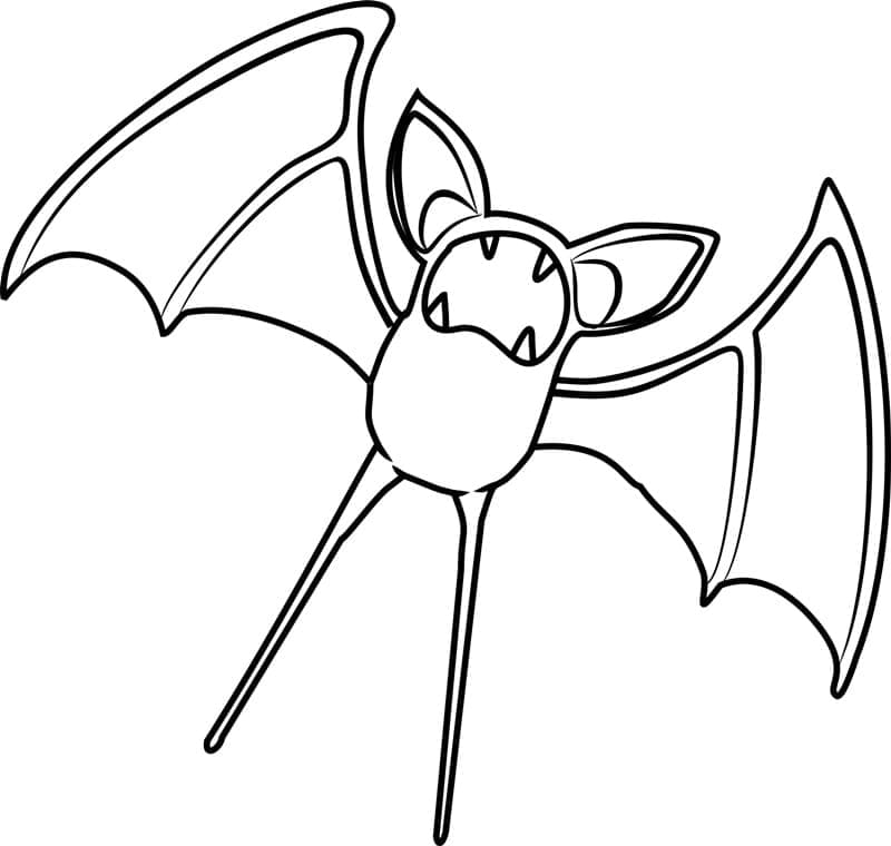 Tô màu Pokemon Zubat