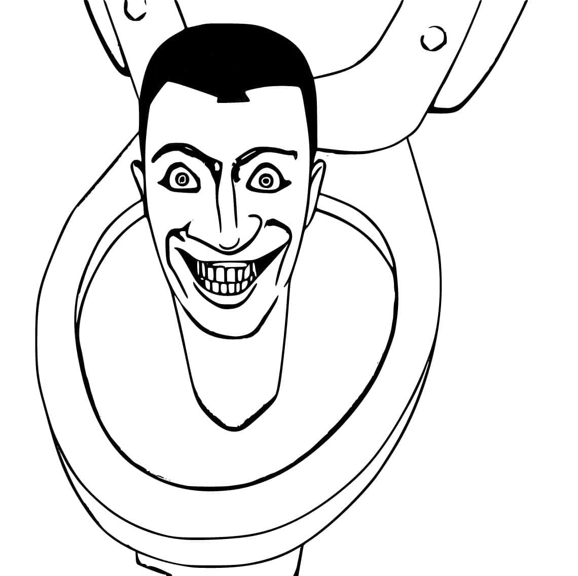 Tô màu Quái Vật Skibidi Toilet