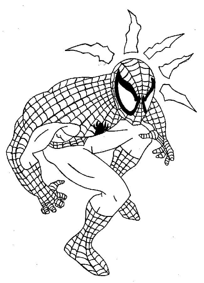 Tô màu Siêu Nhân Spider Man