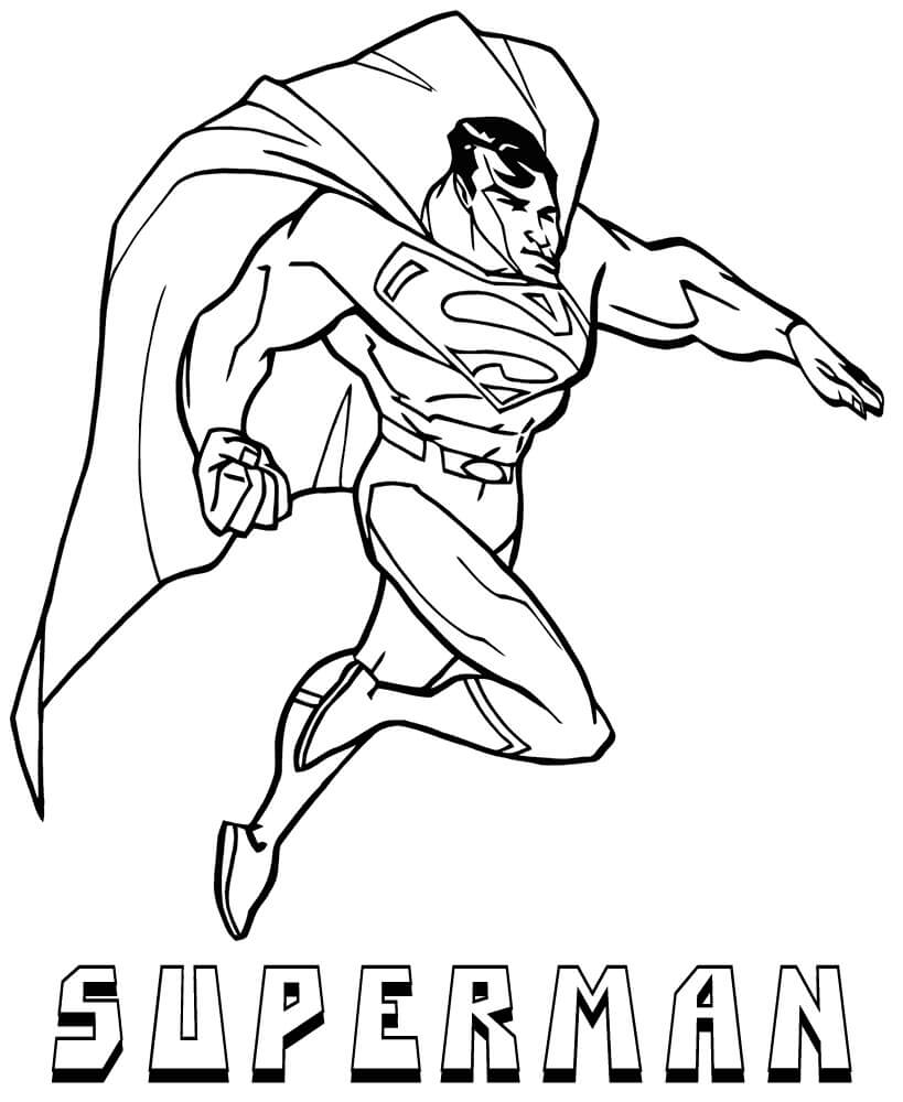 Tô màu Siêu Nhân Superman