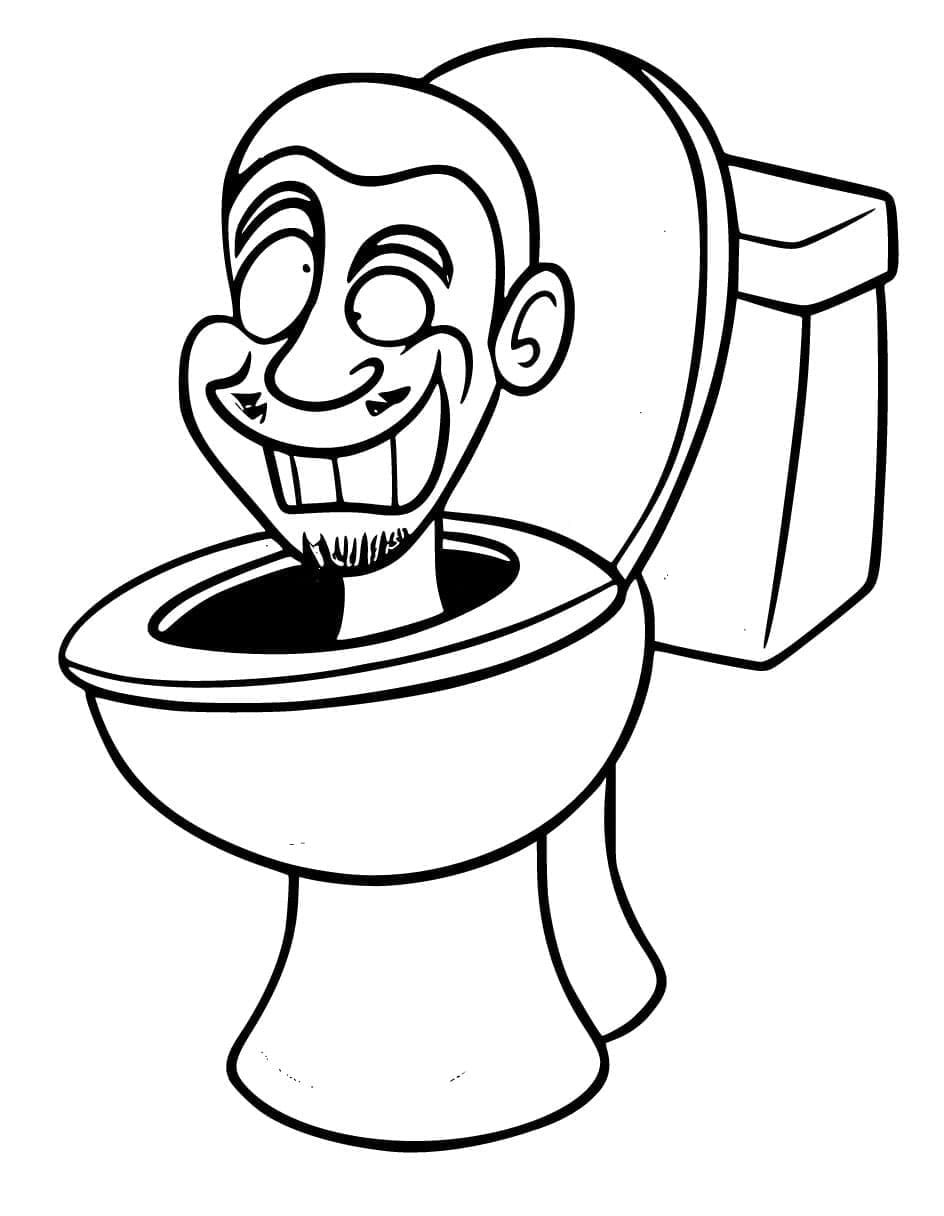 Tô màu Skibidi Toilet Ngộ Nghĩnh