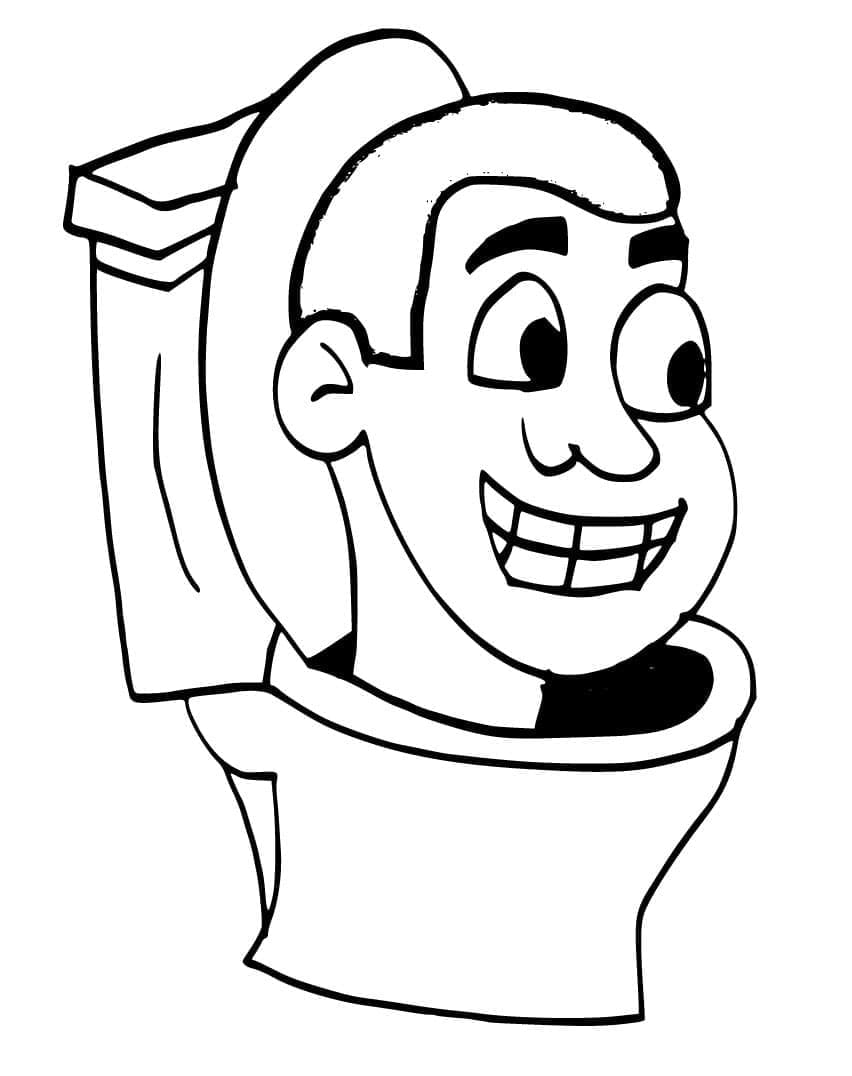 Tô màu Skibidi Toilet Vui Nhộn