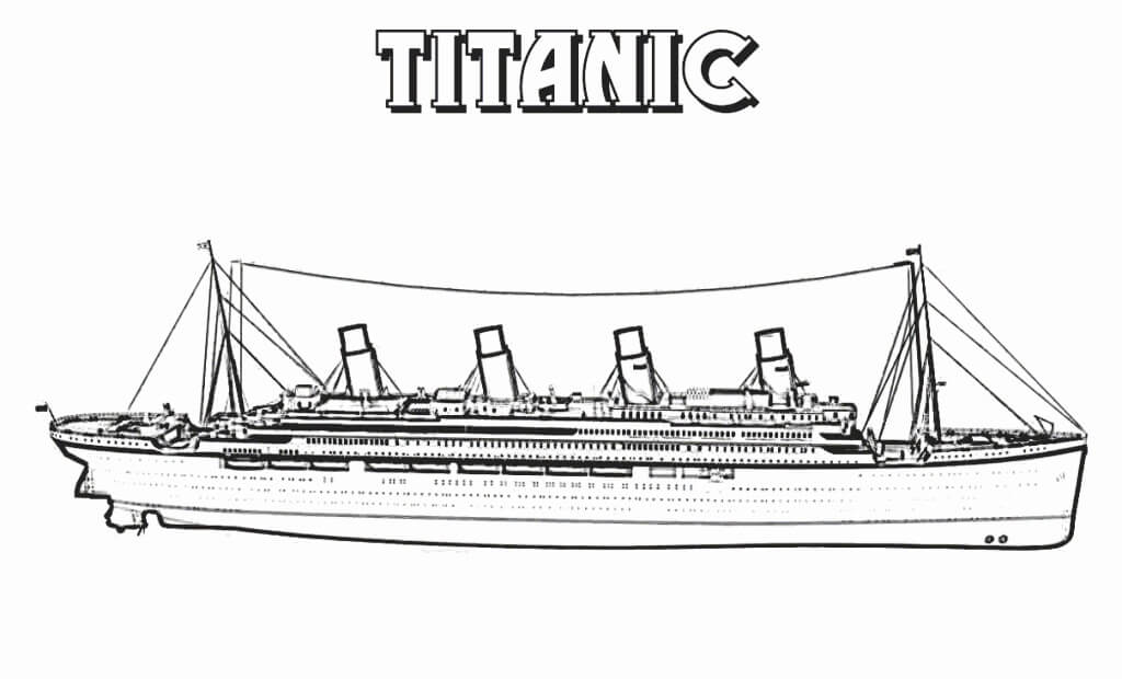 Tô màu Tàu Du Lịch Titanic