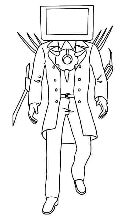 Tô màu Titan TV Man