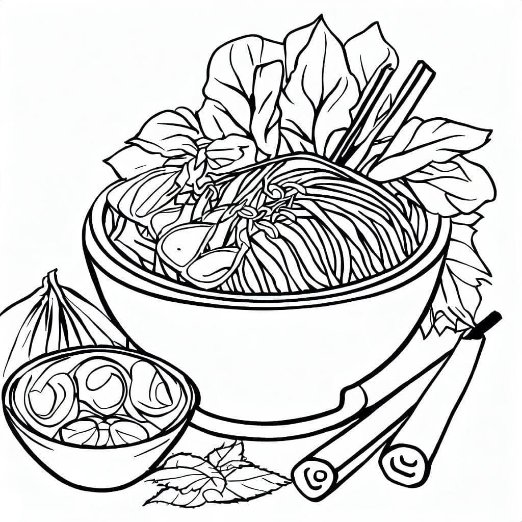 Tô màu Tô Phở Ngon